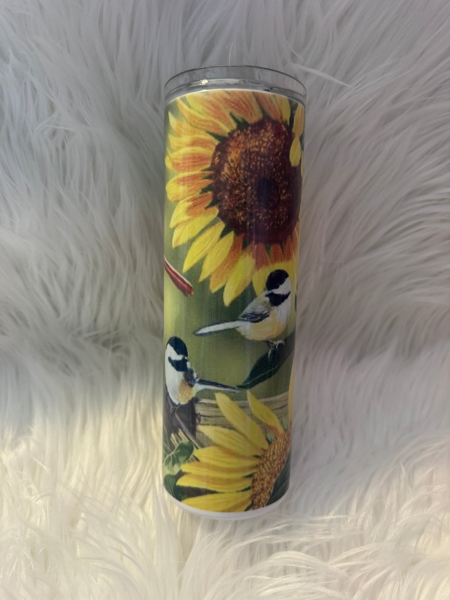 Cardinals & Sunflowers Tumbler