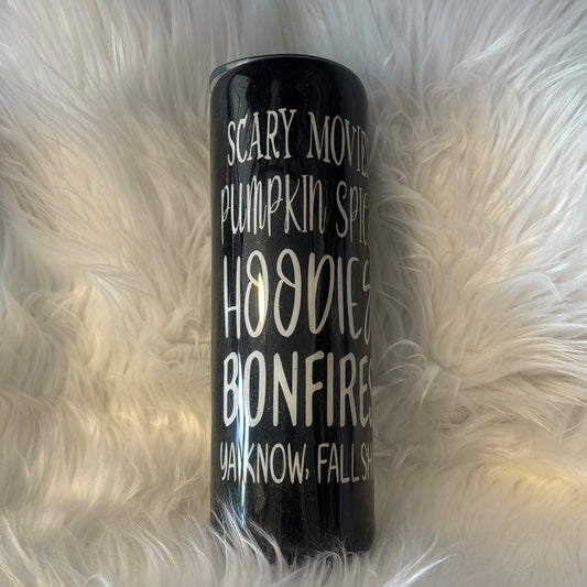 RTS Scary Movies, Bonfires Ghost Tumbler