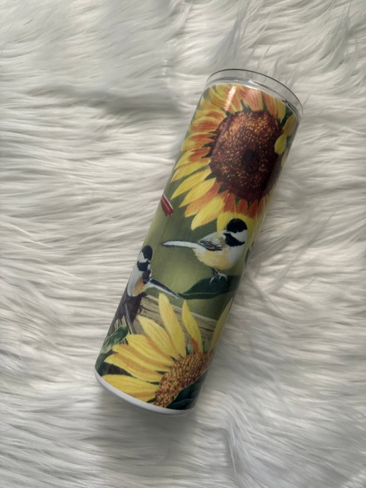 Cardinals & Sunflowers Tumbler