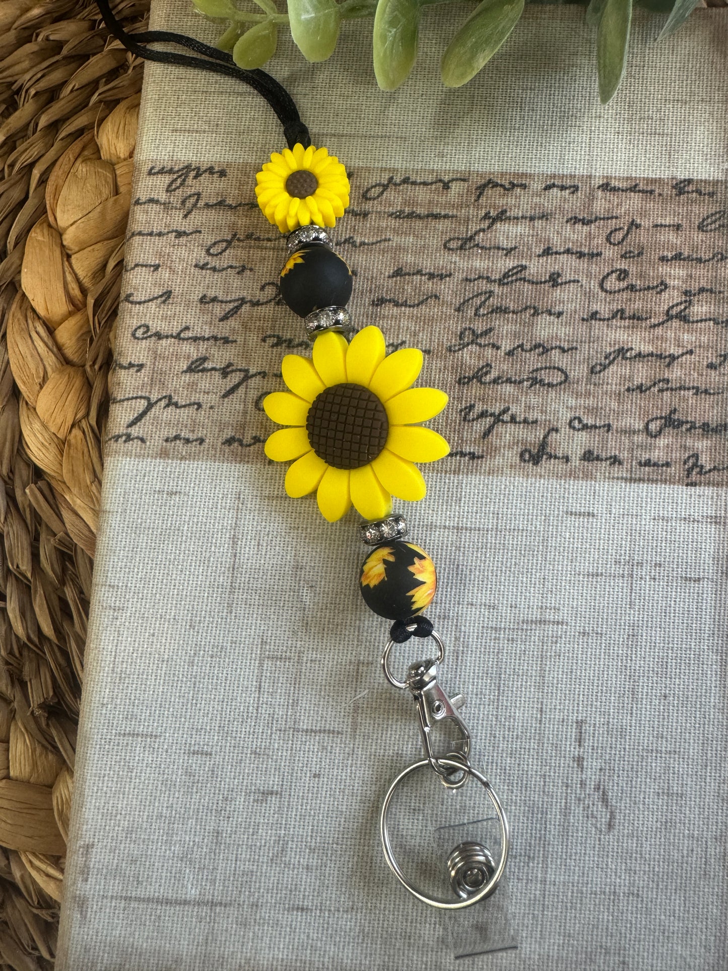 Sunflower Lanyard