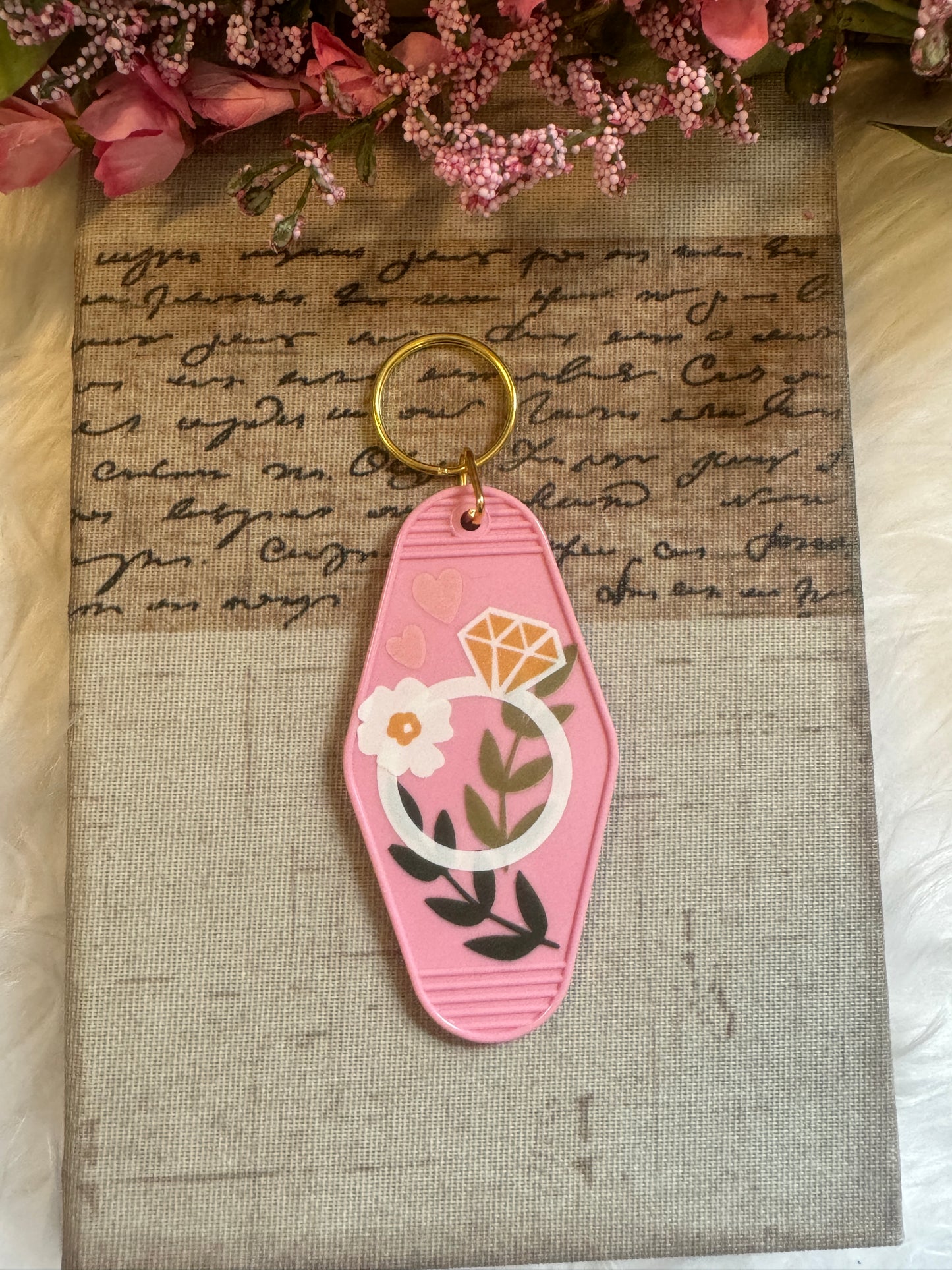 Bride Wedding Hotel Keychain