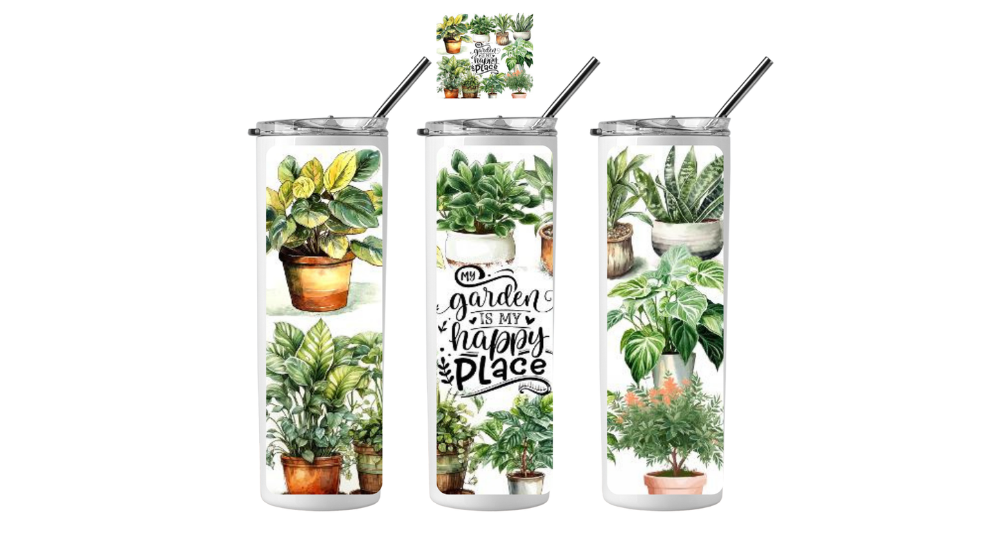 My Garden Is My Happy Place Tumbler