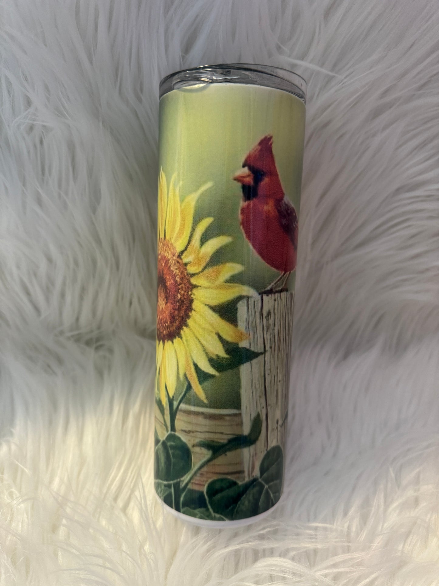 Cardinals & Sunflowers Tumbler