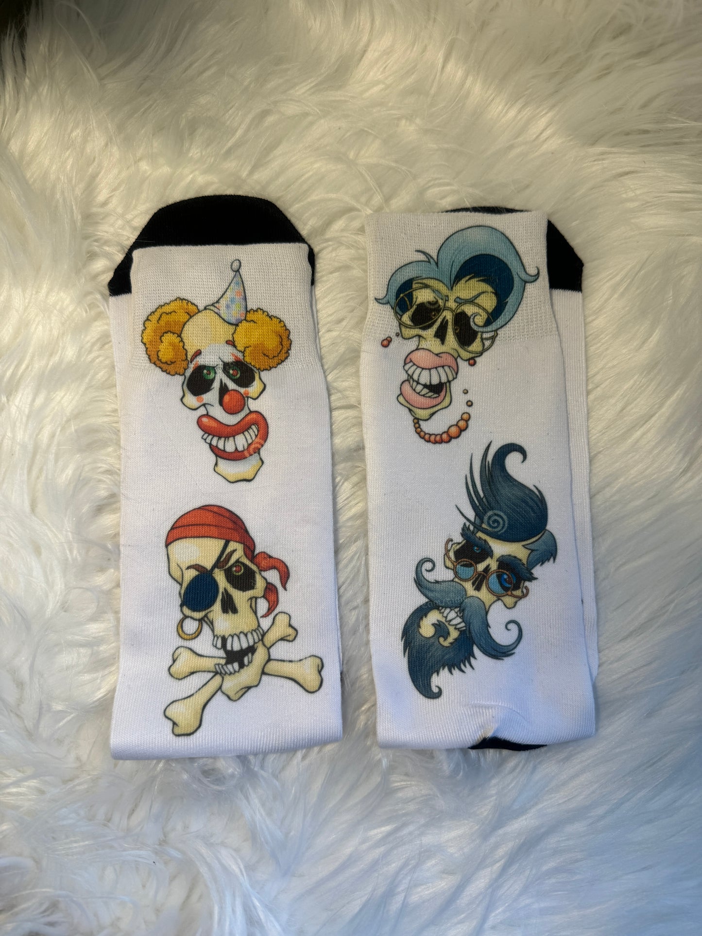 Funny Skull Socks