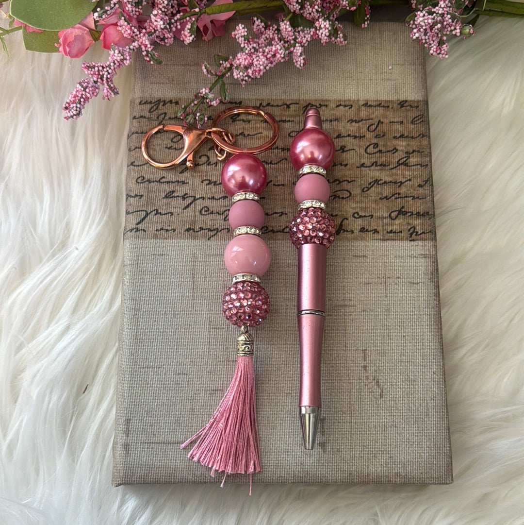 Bead Pen & Keychain Set