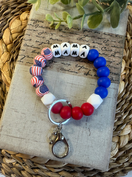 Mama Flag Bangle Wristlet