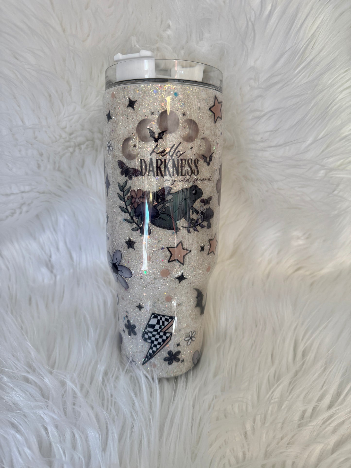 Hello Darkness 40oz Stainless Steel Tumbler