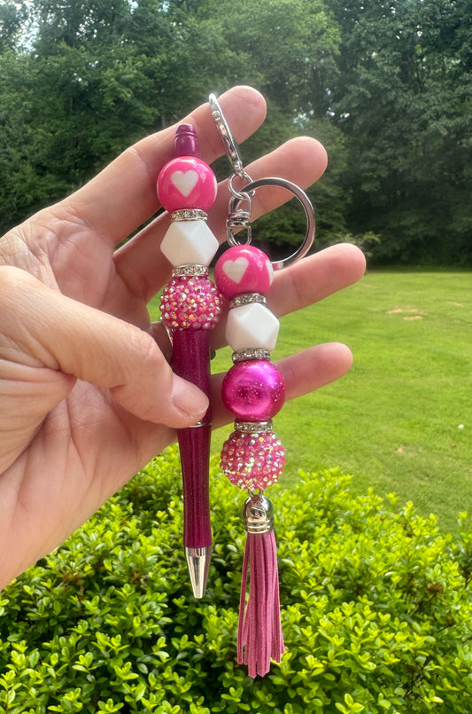 Bead Pen & Keychain Set