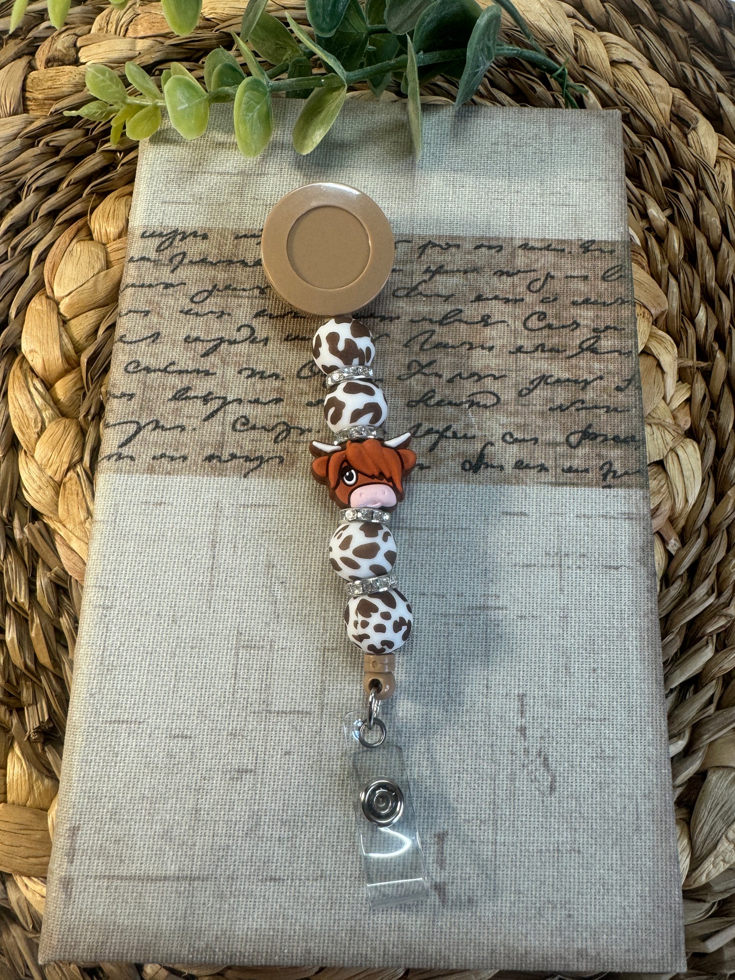 Highland Cow Badge Reel