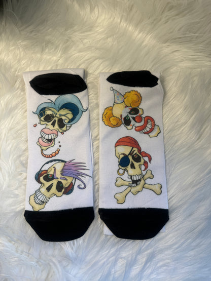 Funny Skull Socks