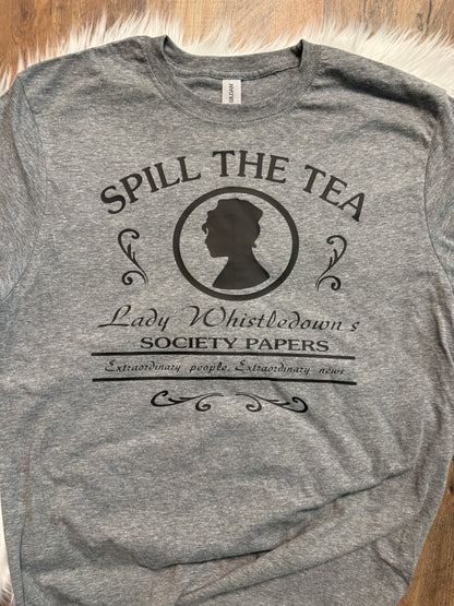 Lady Whistledown Society Papers Tee Shirt