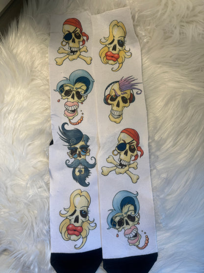 Funny Skull Socks