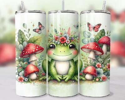 Frog & Mushrooms Tumbler