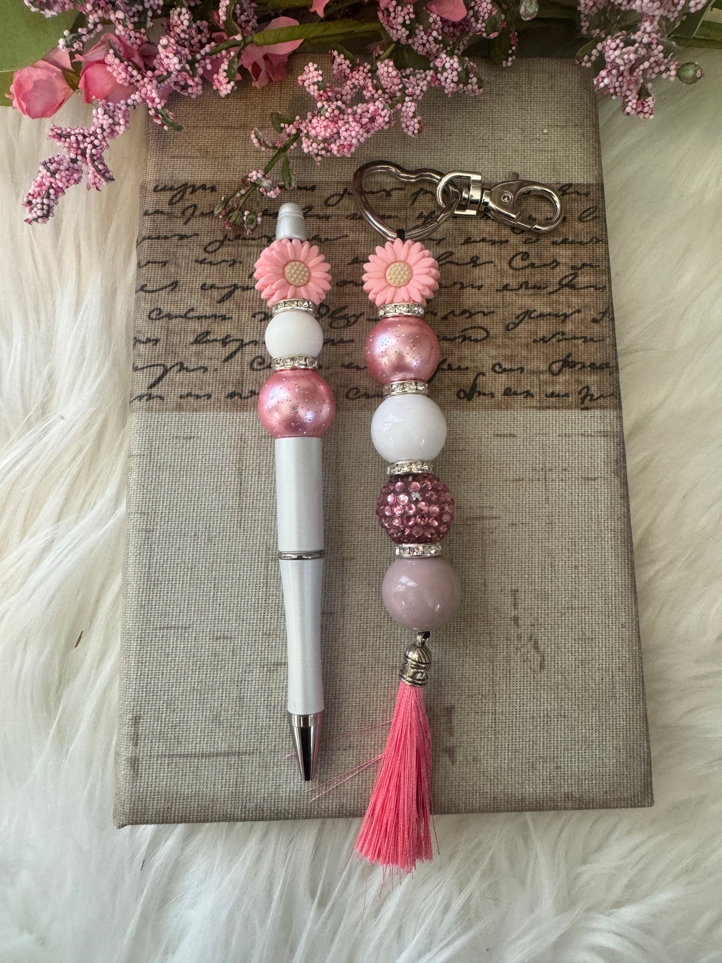 Bead Pen & Keychain Set