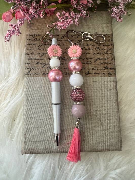 Bead Pen & Keychain Set