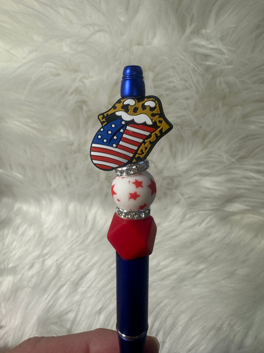 USA Mouth Flag Pen