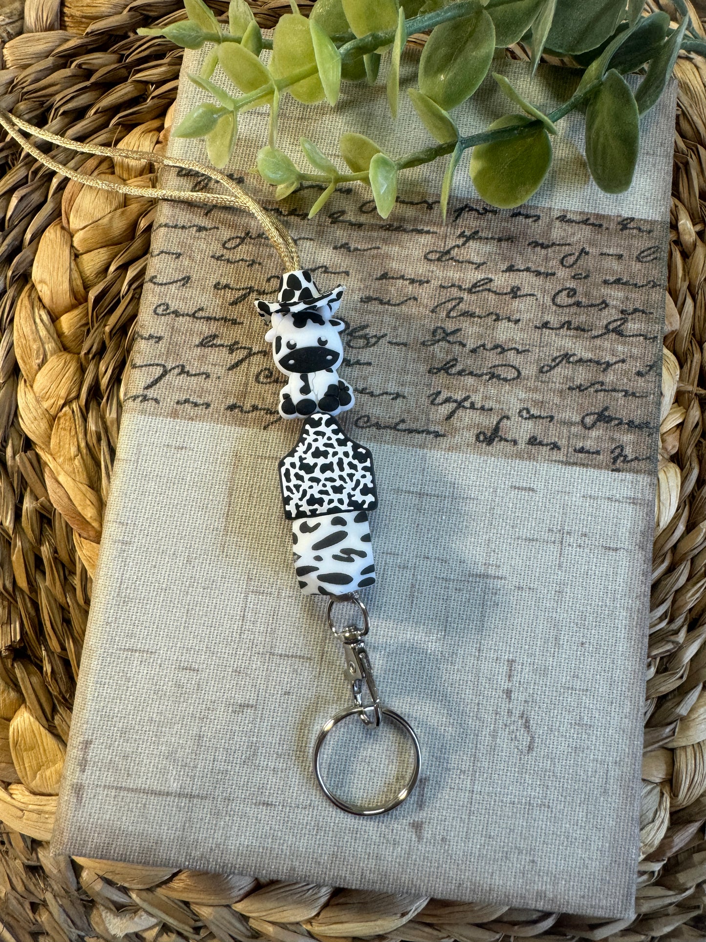 Cow Howdy Lanyard.