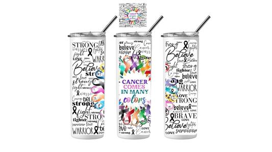 Cancer Comes In Many Colors Tumbler