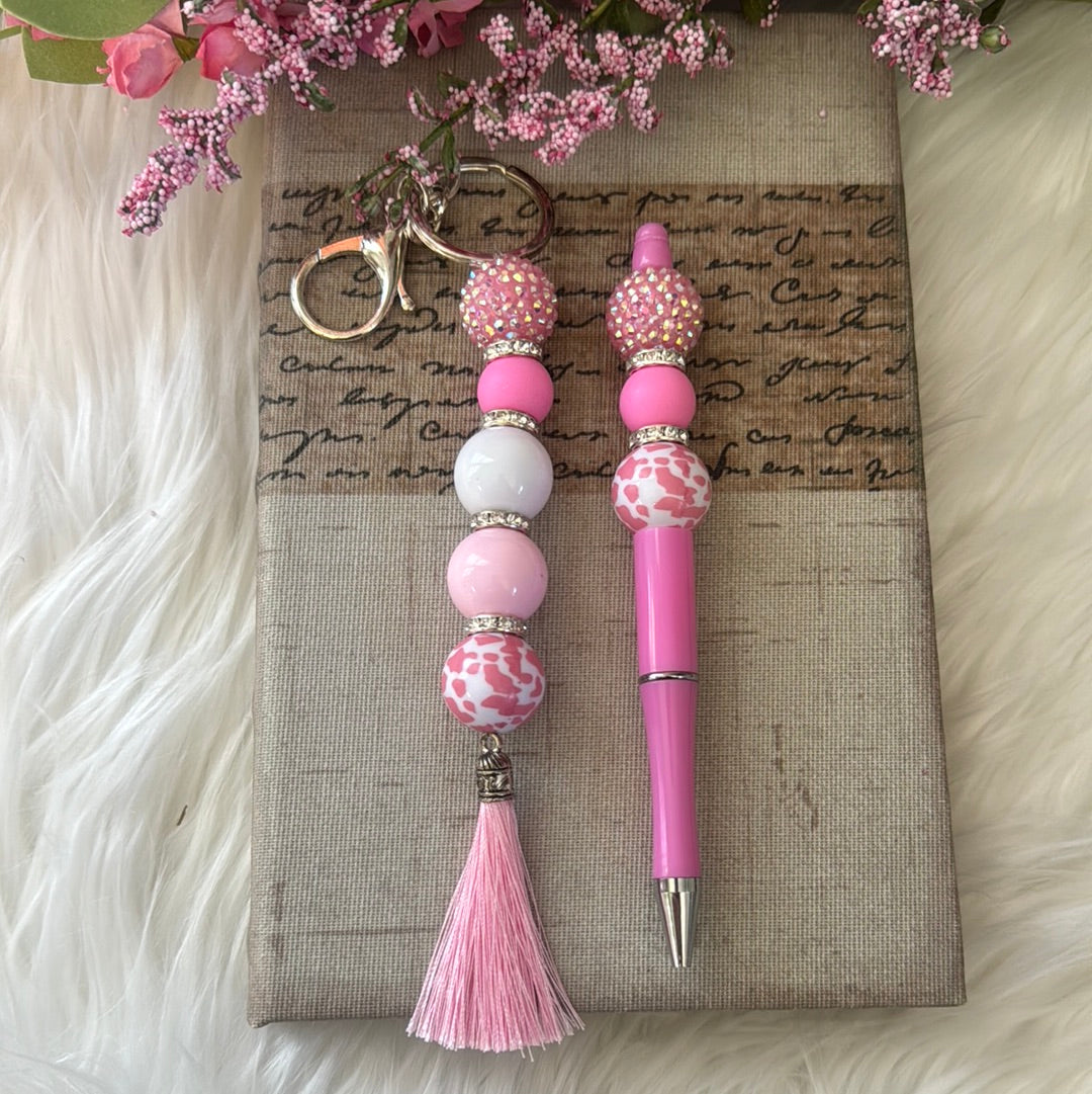 Bead Pen & Keychain Set