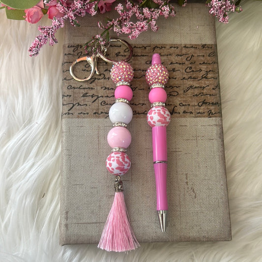 Bead Pen & Keychain Set