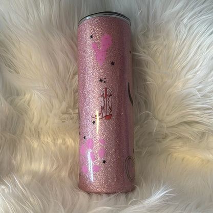 RTS Pink Western Tumbler