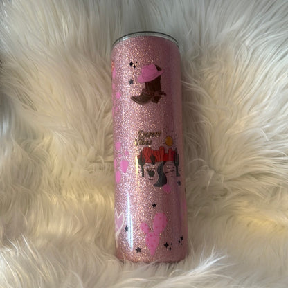 RTS Pink Western Tumbler