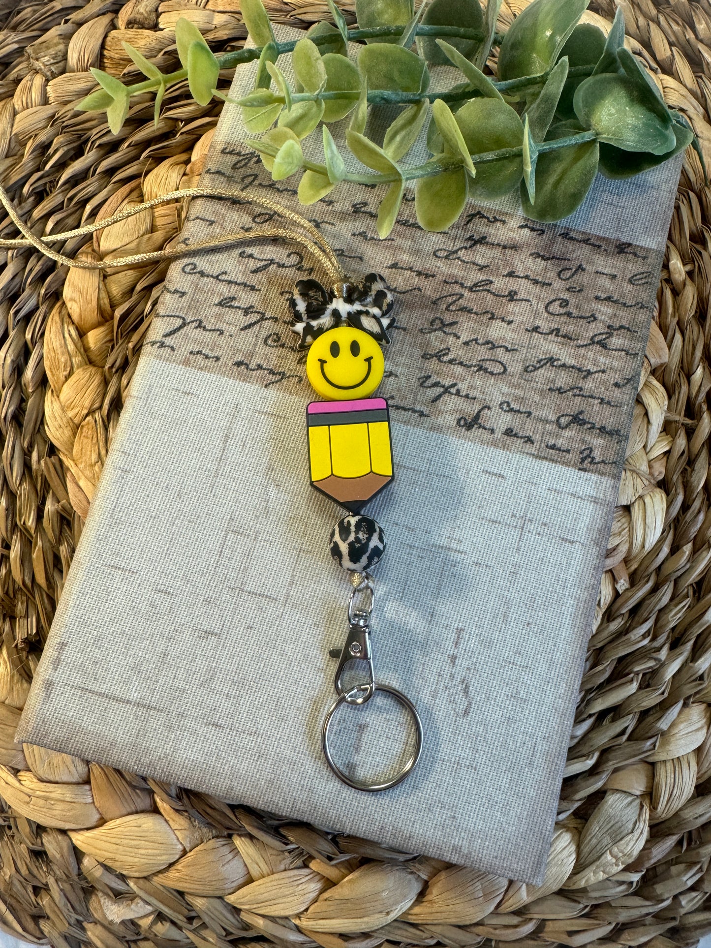 Pencil Smile Lanyard.