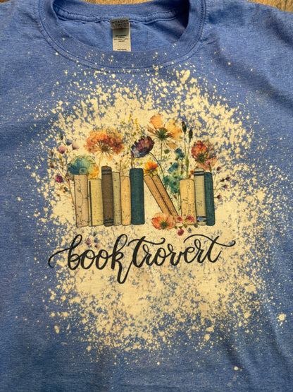 Booktrovert Bleached Tee