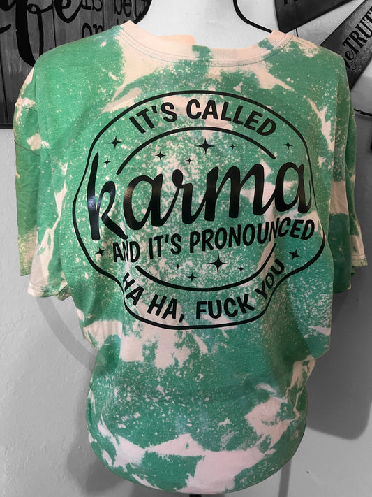 Karma Bleached Tee