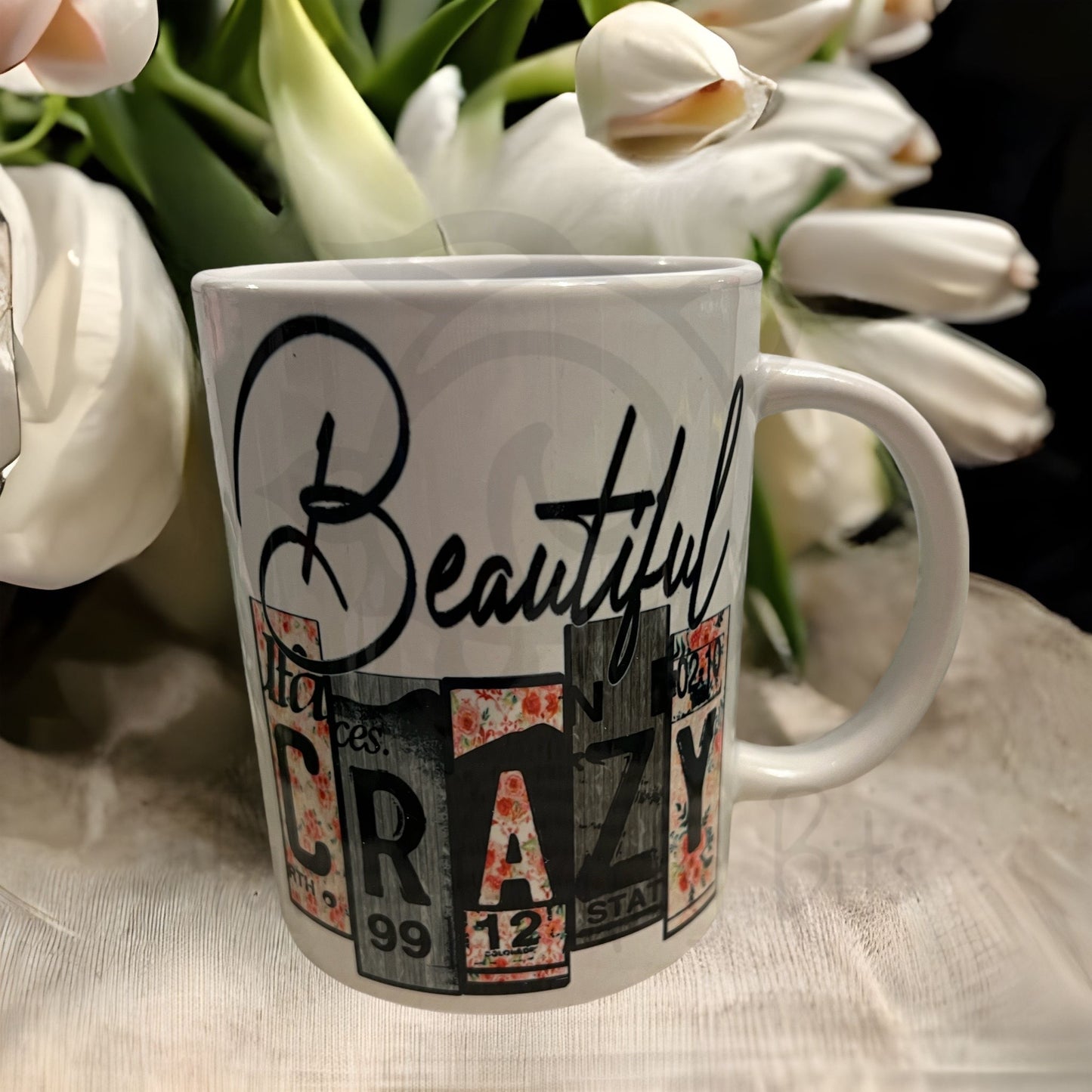 Beautiful Crazy License Plate Mug