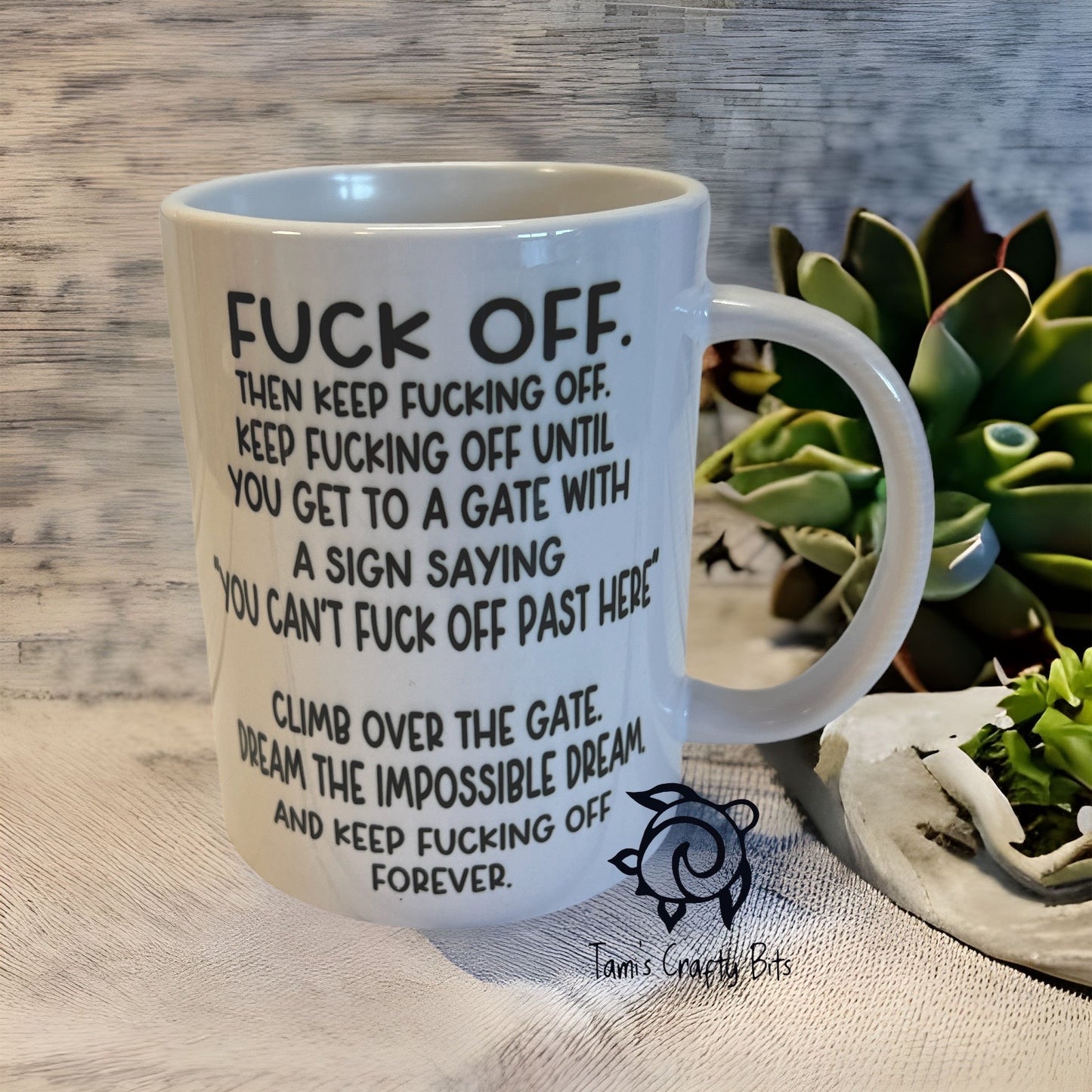 F Off Funny Mug