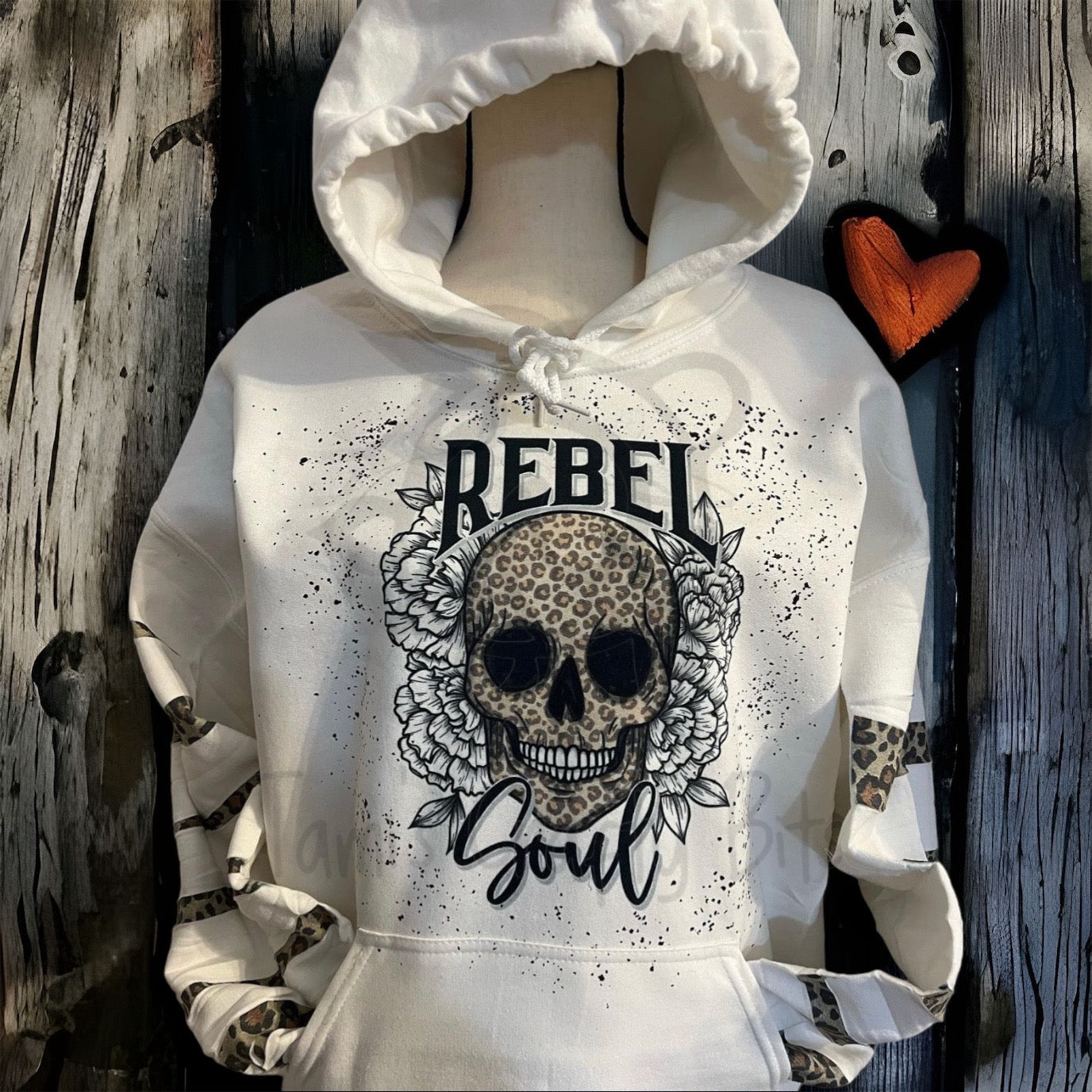 Rebel Soul Leopard Hooded Sweatshirt