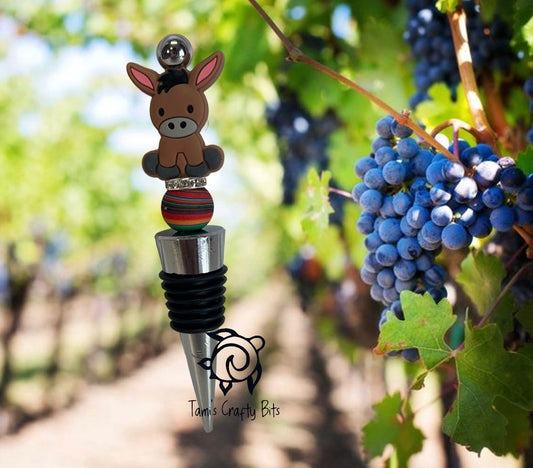 Western Donkey Wine Stopper