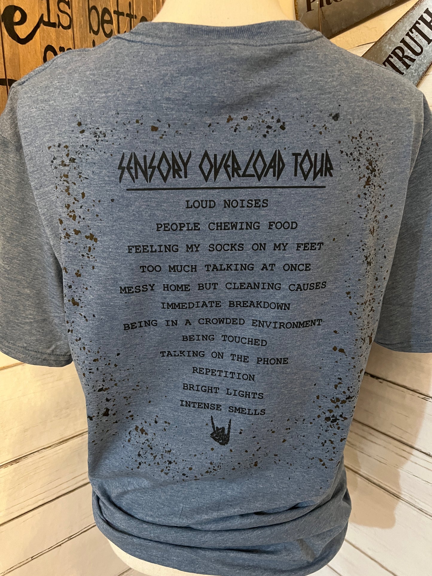 Overstimulated & Sensory Overload World Tour Tee Shirt