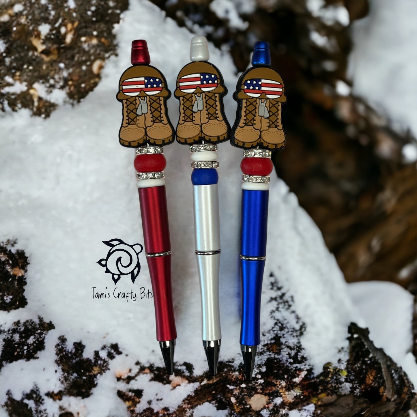 Support Our Troops Fallen Soldier Pen