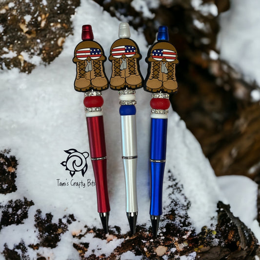 Support Our Troops Fallen Soldier Pen